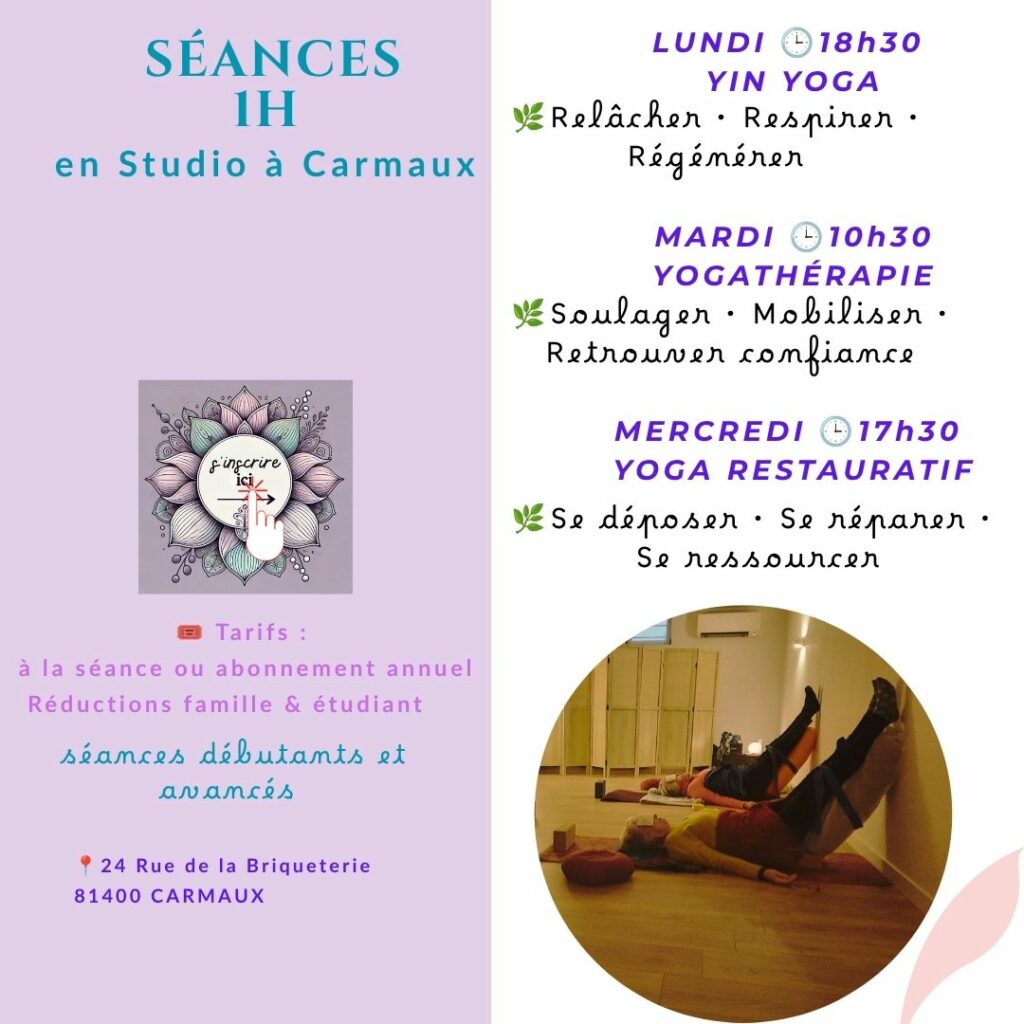 carmaux ; studio; restauratif; zen; yogathérapie